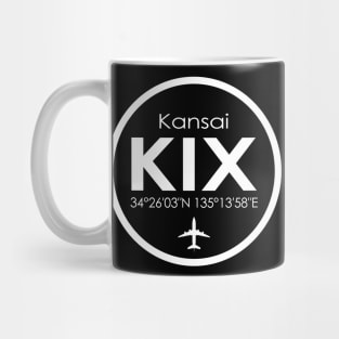 KIX, Osaka Kansai International Airport Mug